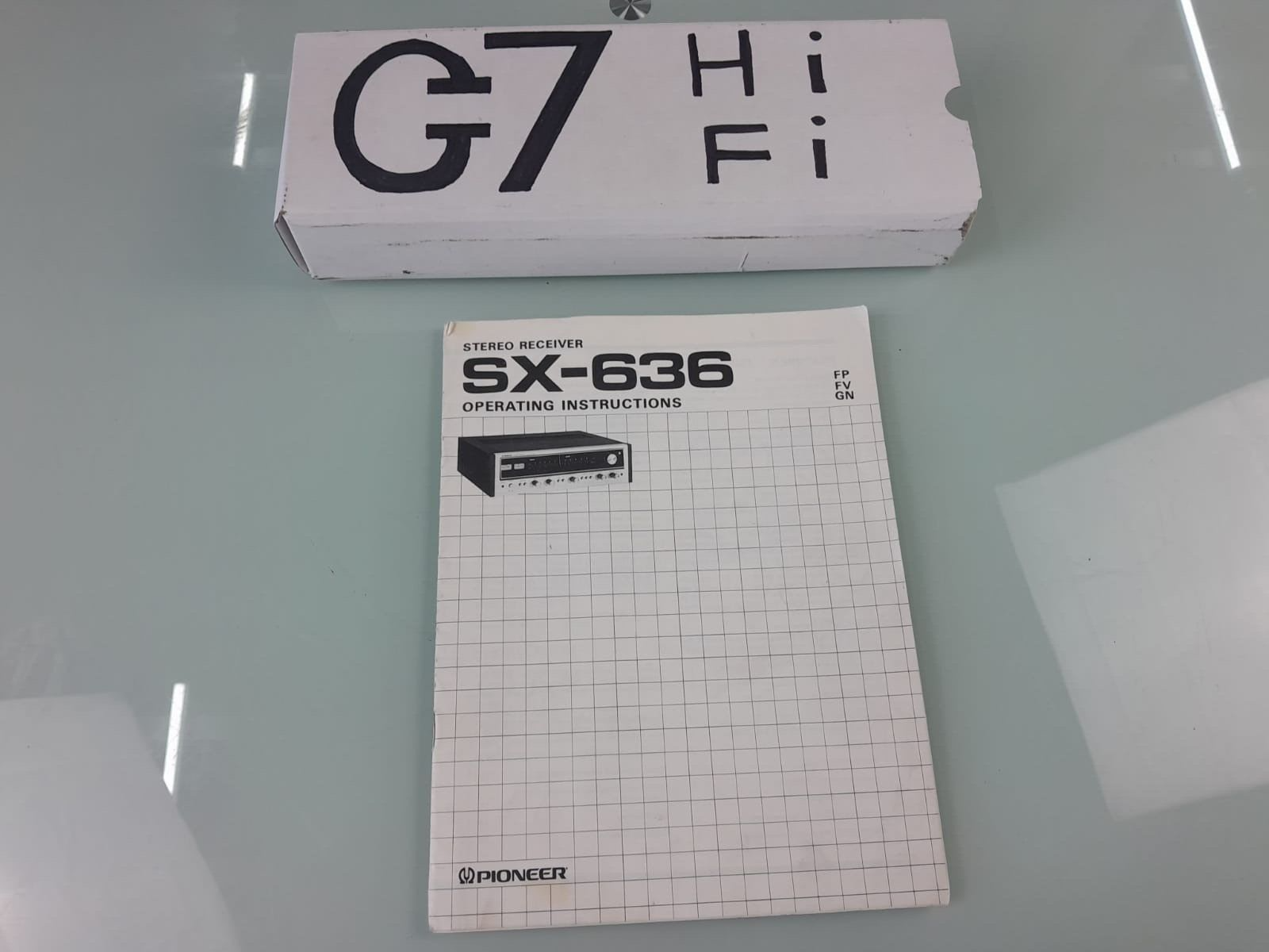 PIONEER SX 636 STEREO RECEIVER OPERATING INSTRUCTIONS / MANUAL