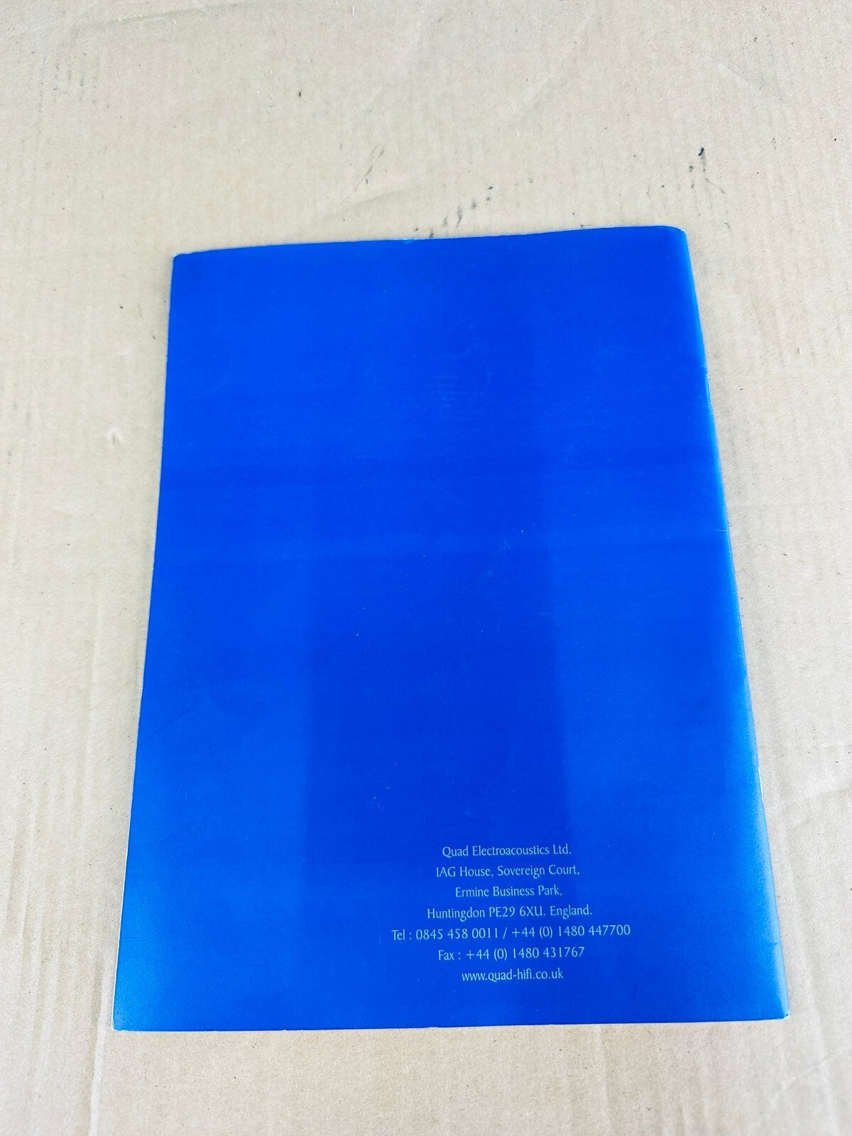 Quad L2 Series Loudspeakers User Manual 9L2 11L2 12L2 21L2 22L2 centre subwoofer