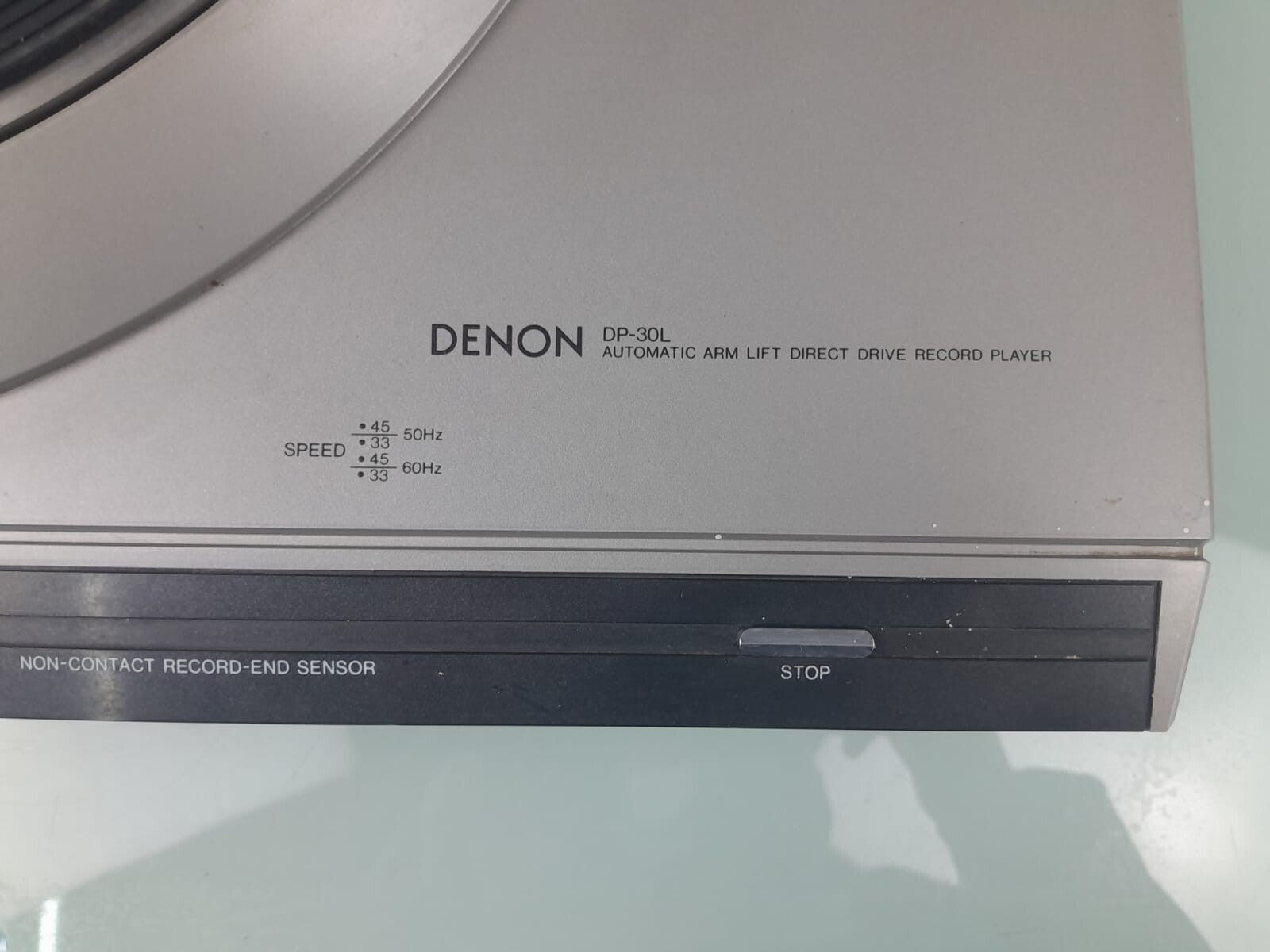 DENON DP 30L AUTOMATIC ARM LIFT DIRECT DRIVE TURNTABLE RECORD PLAYER