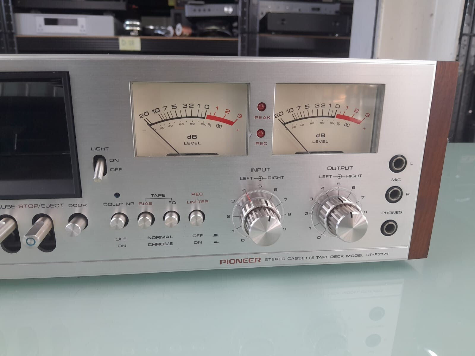 SERVICED PIONEER CT F7171 STEREO CASSETTE TAPE DECK