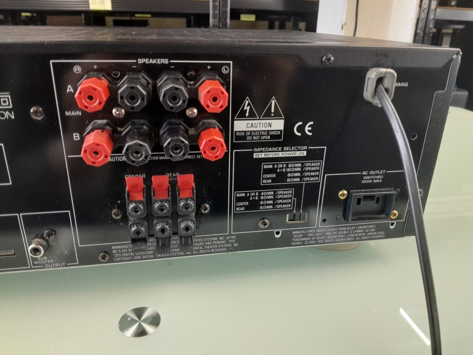 YAMAHA RX V420RDS NATURAL SOUND AV RECEIVER