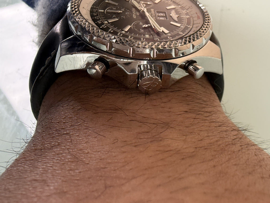 Breitling for Bentley 6.75 Watch - A44362 chronograph automatic mens leather