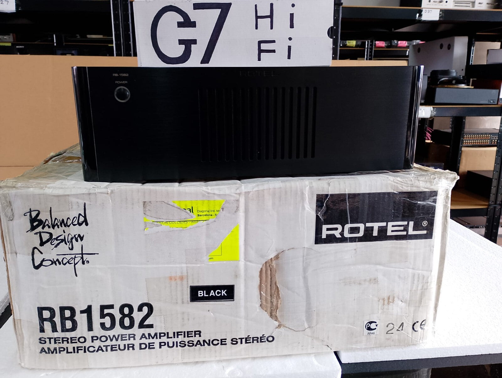 ROTEL RB 1582 STEREO POWER AMPLIFIER