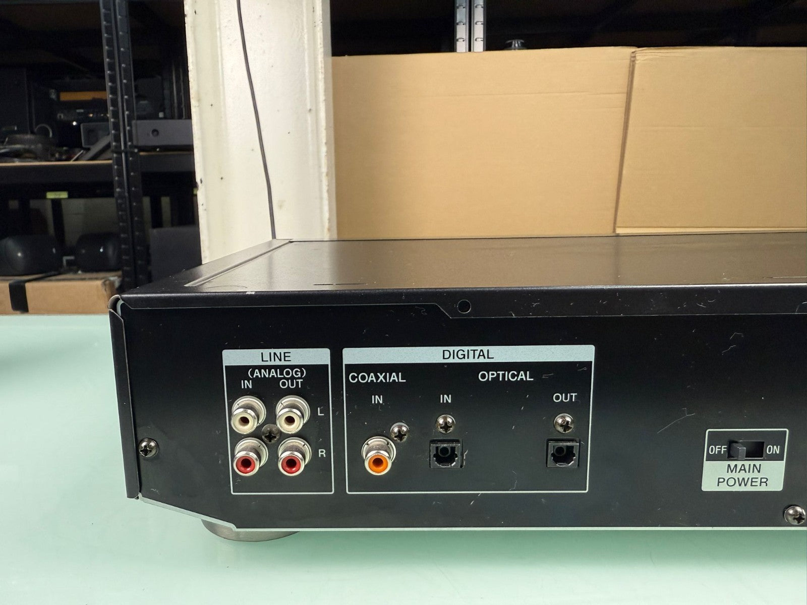 SONY MDS JE510 MINIDISC DECK WITH REMOTE