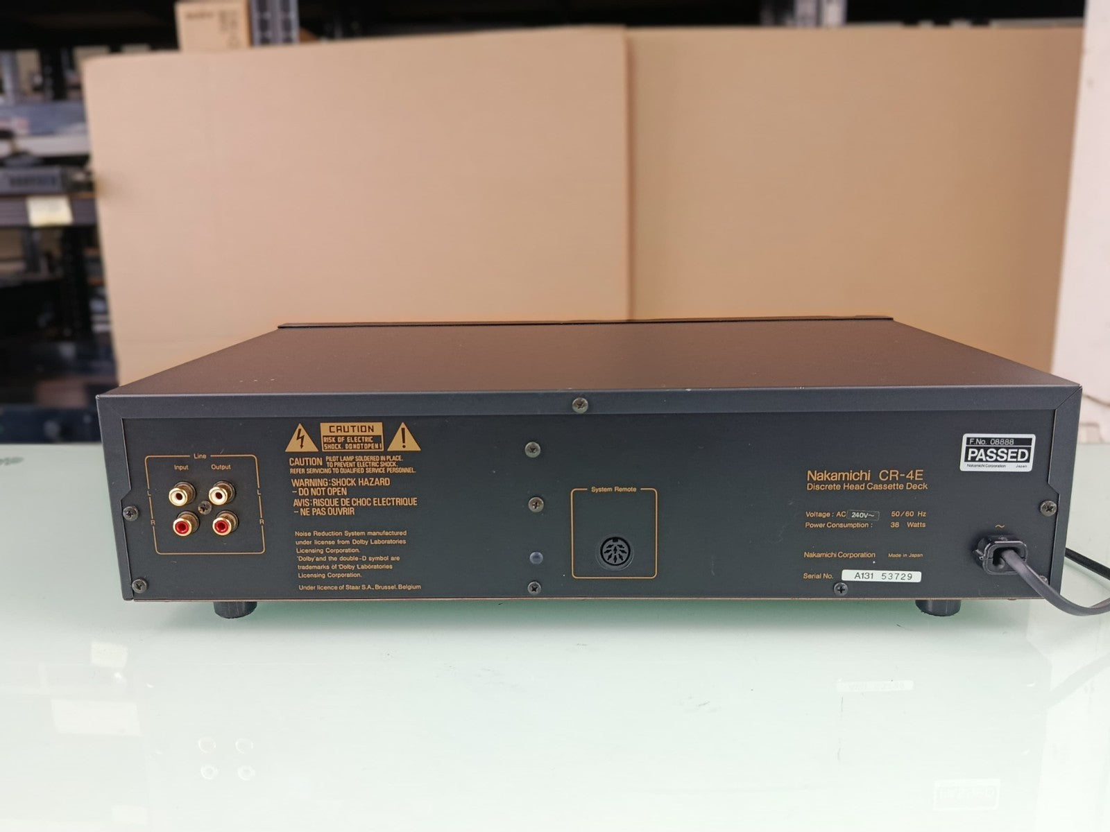 NAKAMICHI CR 4E DISCRETE HEAD CASSETTE DECK