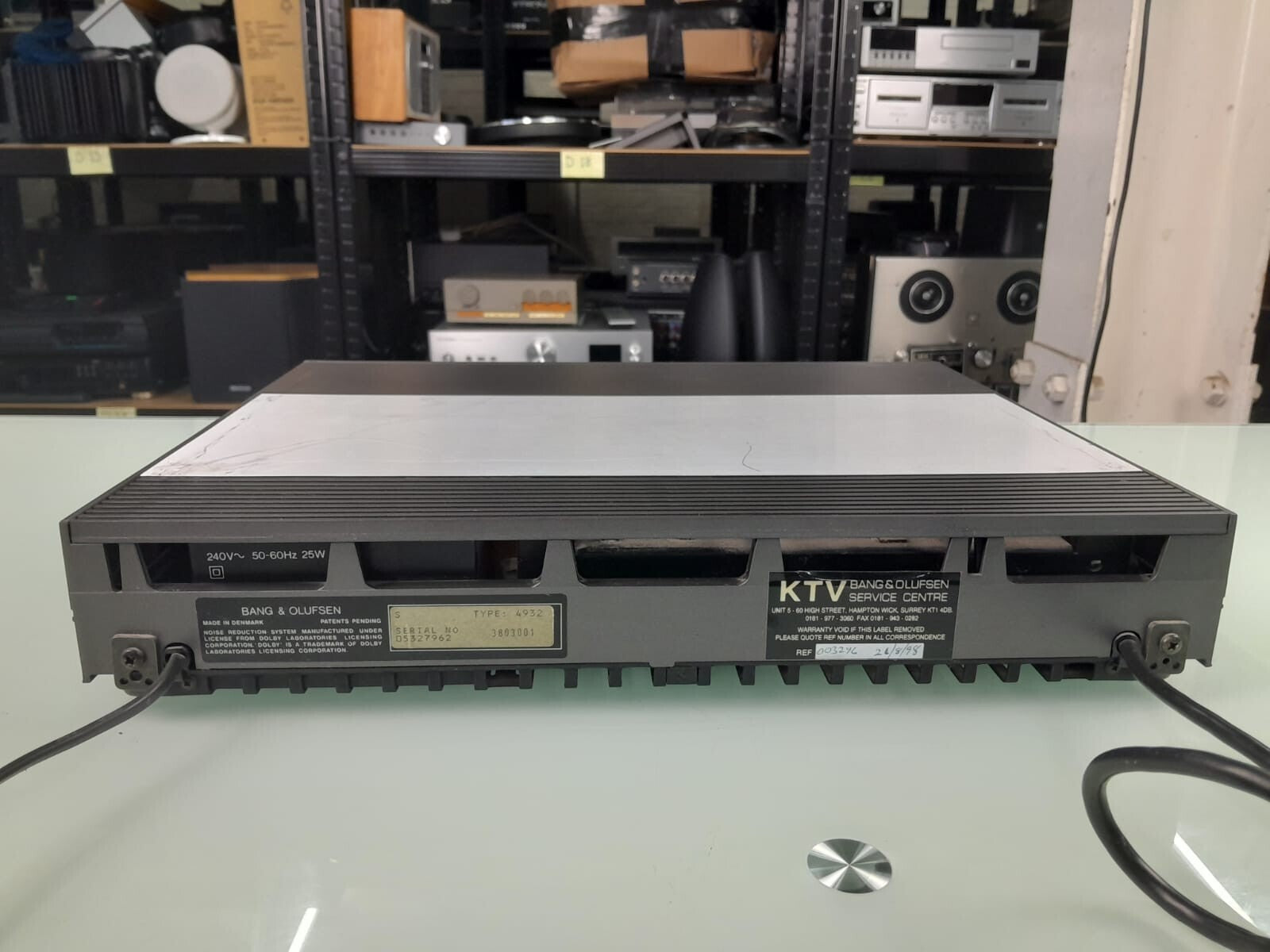 BANG & OLUFSEN B&O BEOCORD 5500 CASSETTE TAPE DECK #002