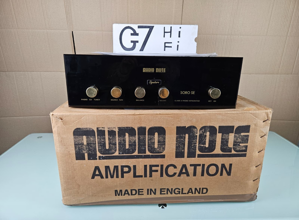 SERVICED AUDIO NOTE SORO PHONO SE SIGNATURE INTEGRATED VALVE AMPLIFIER