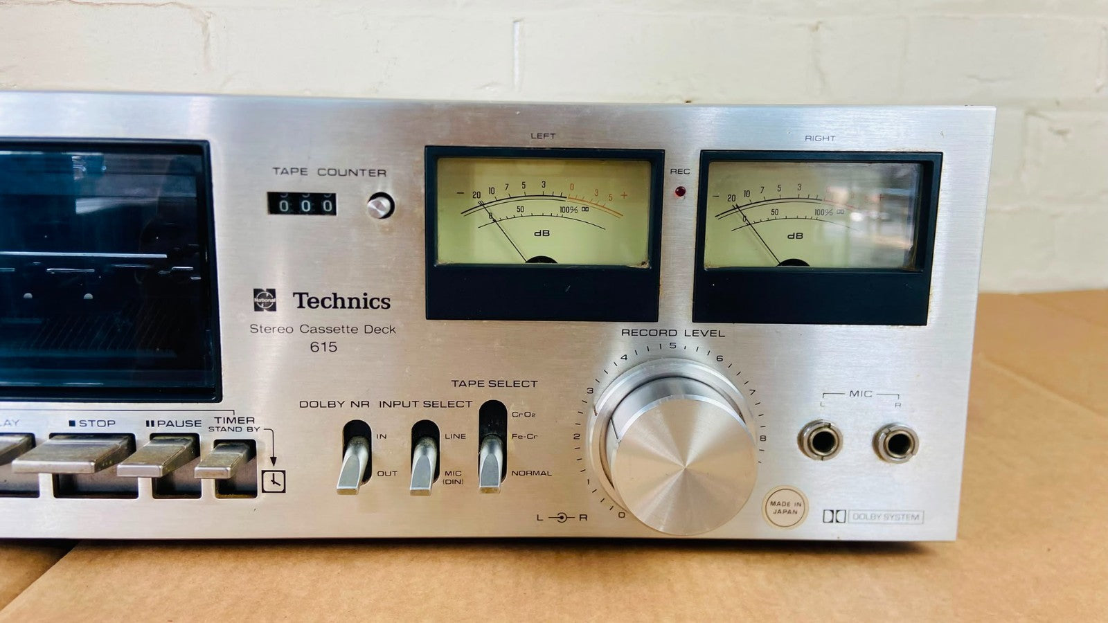 TECHNICS RS 615US STEREO CASSETTE DECK