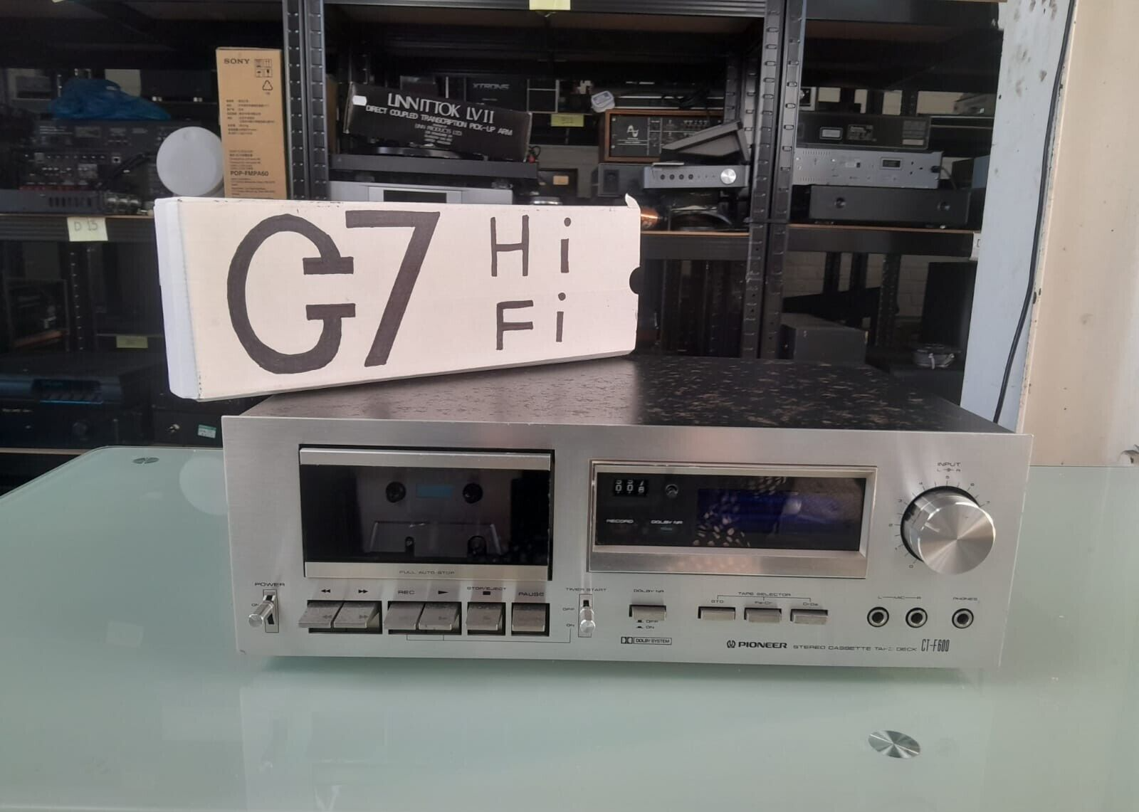 PIONEER CT F600 STEREO CASSETTE TAPE DECK #003