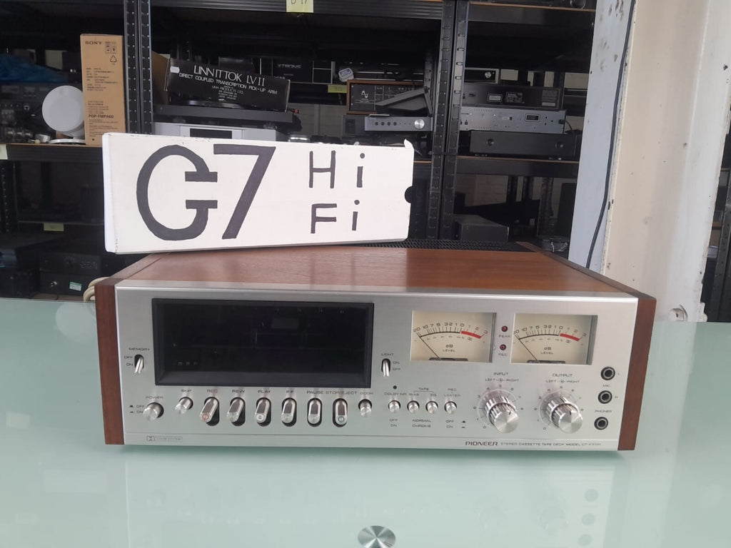 SERVICED PIONEER CT F7171 STEREO CASSETTE TAPE DECK