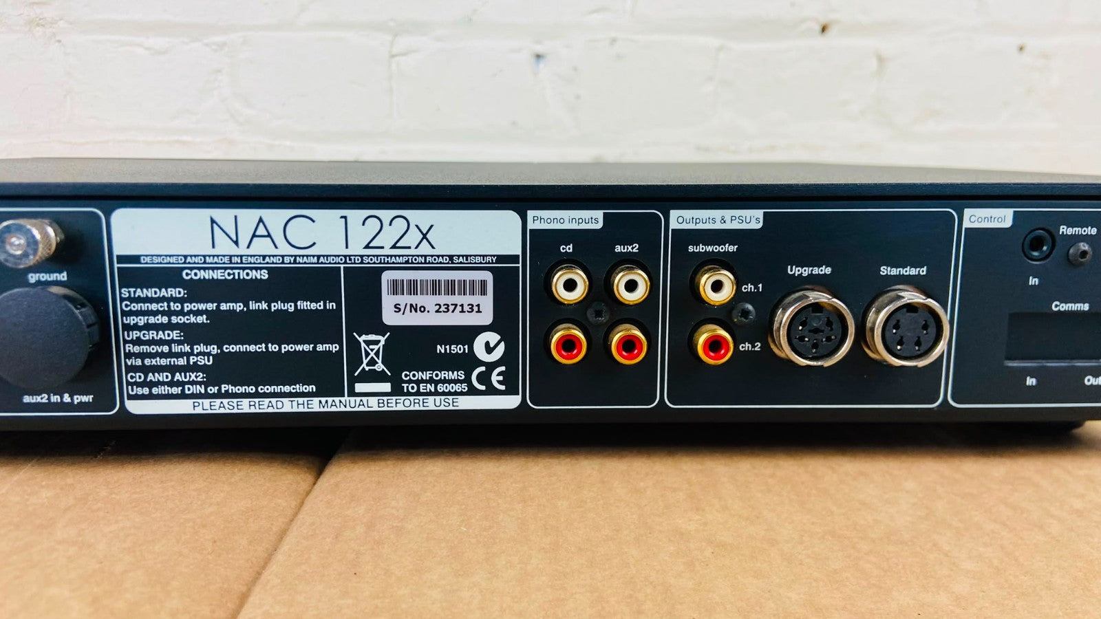 NAIM NAC 122X PREAMPLIFIER