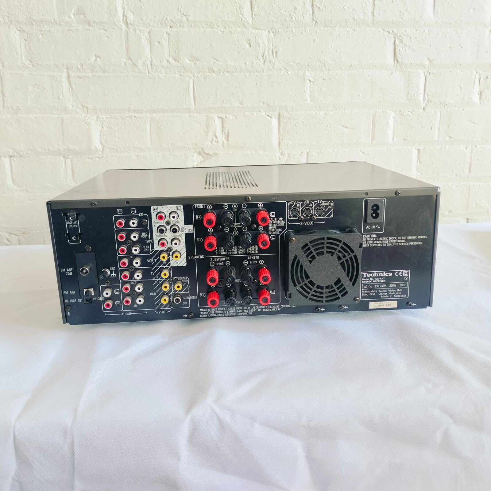 TECHNICS SA AX7 AV CONTROL STEREO RECEIVER