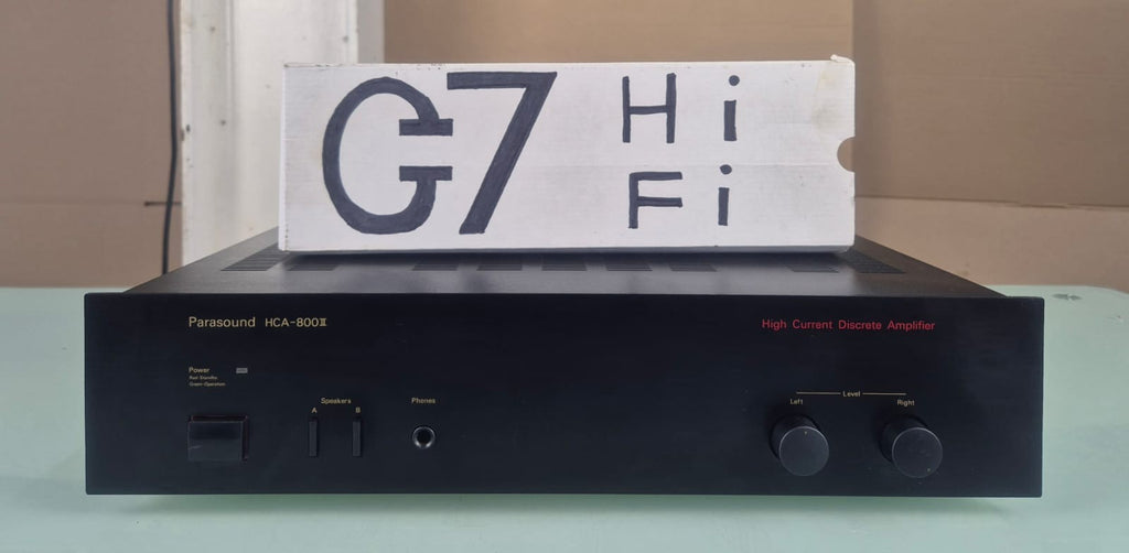 PARASOUND HCA 800 II HIGH CURRENT DISCRETE AMPLIFIER