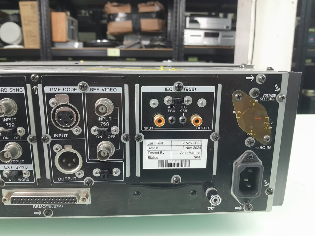 SONY PCM 7010 DIGITAL AUDIO RECORDER