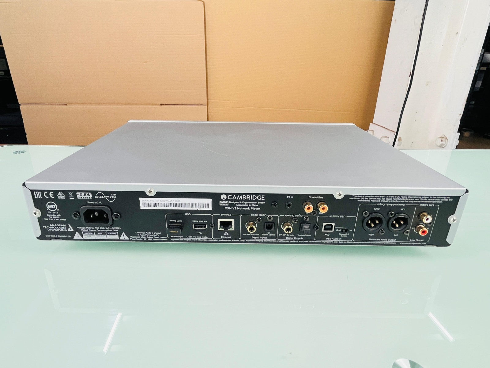 CAMBRIDGE AUDIO CXN V2 NETWORK PLAYER WITH REMOTE
