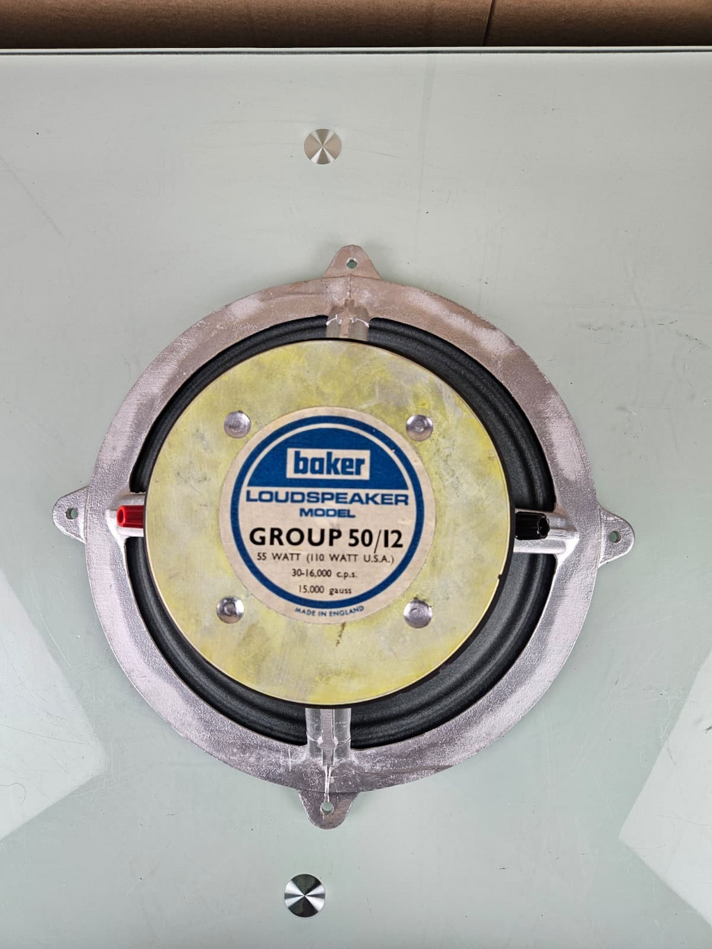 BAKER GROUP 50/12 LOUDSPEAKER #002