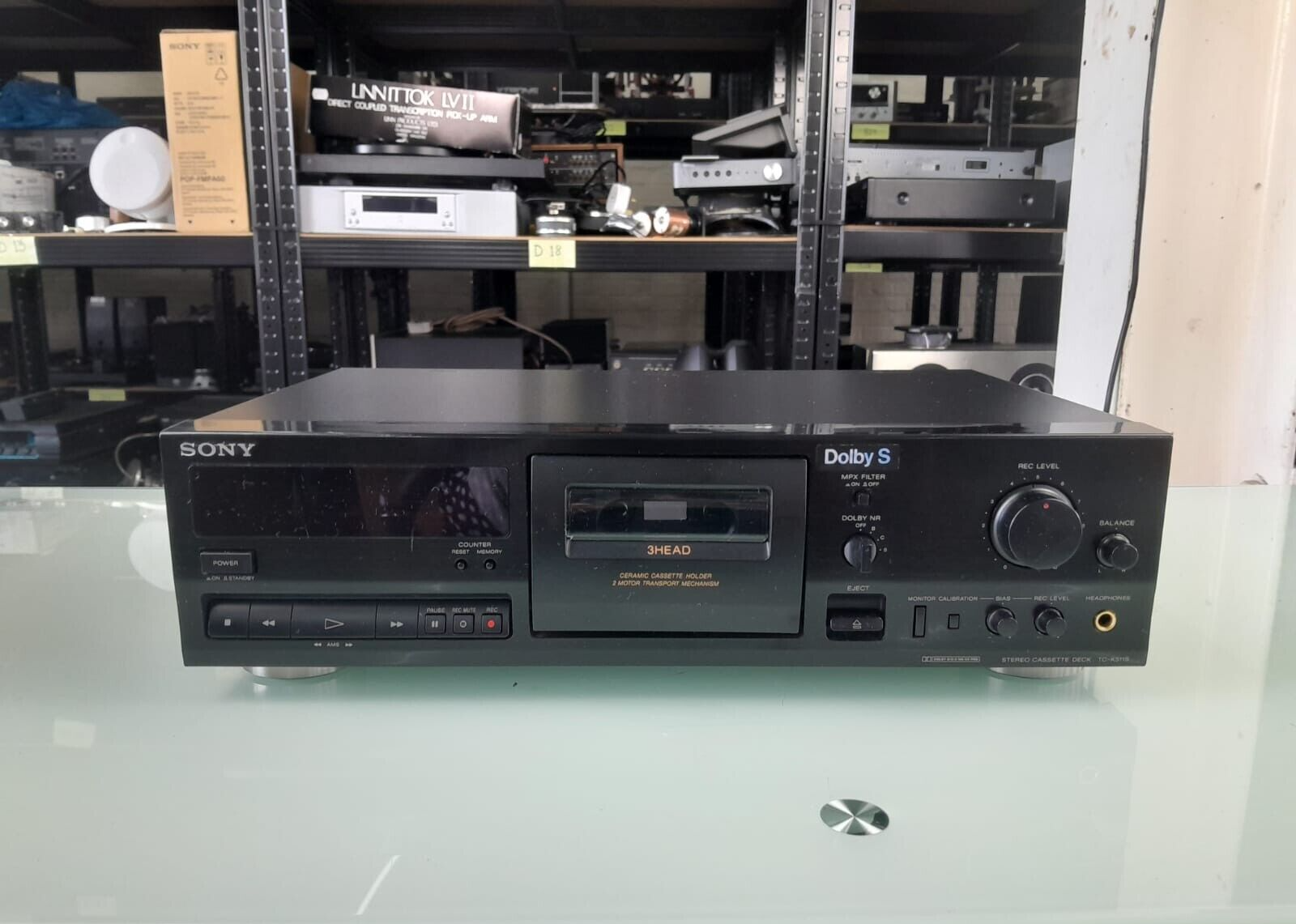 SERVICED SONY TC K511S STEREO CASSETTE DECK