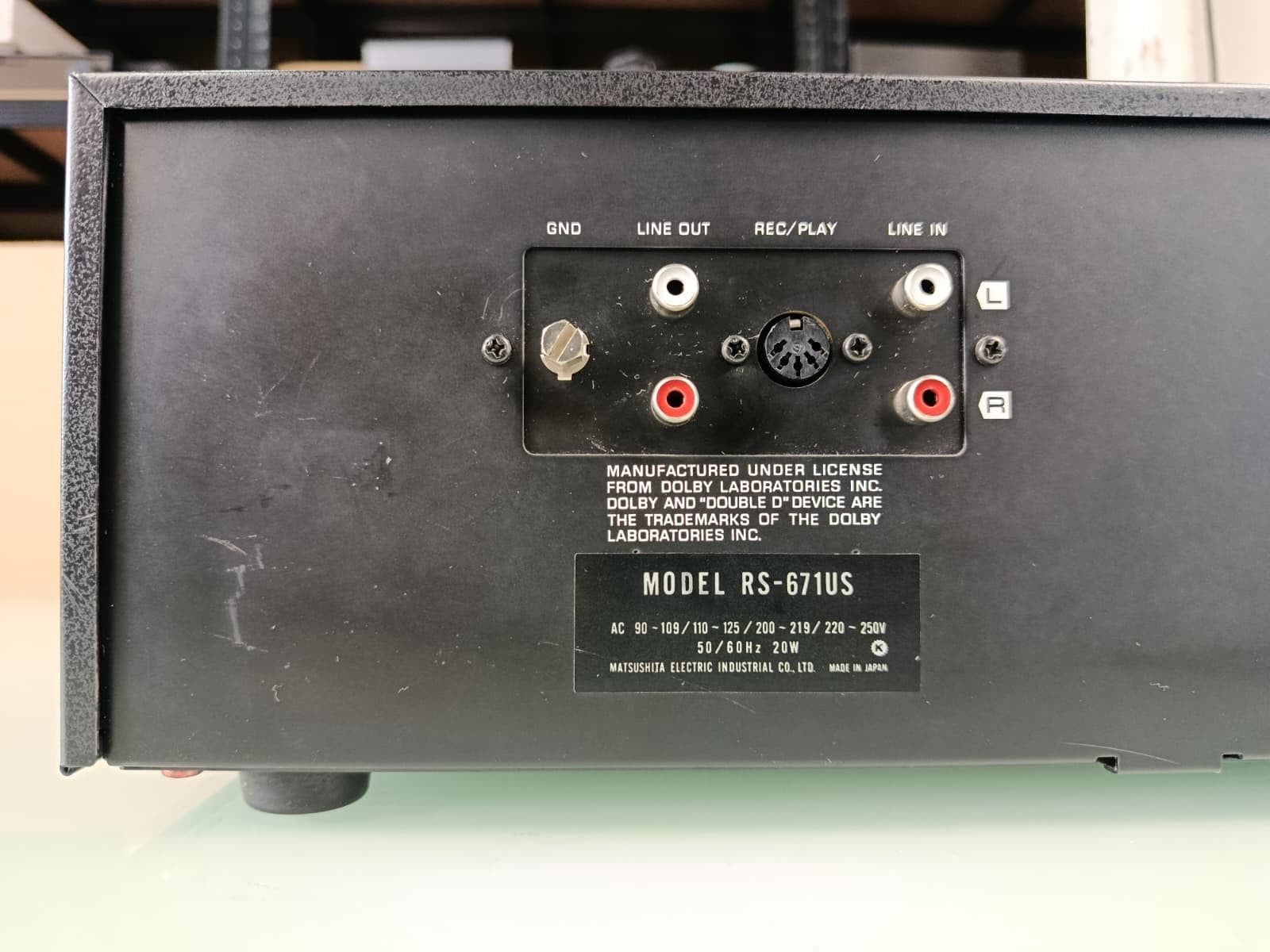 SERVICED !! TECHNICS 671 STEREO CASSETTE DECK