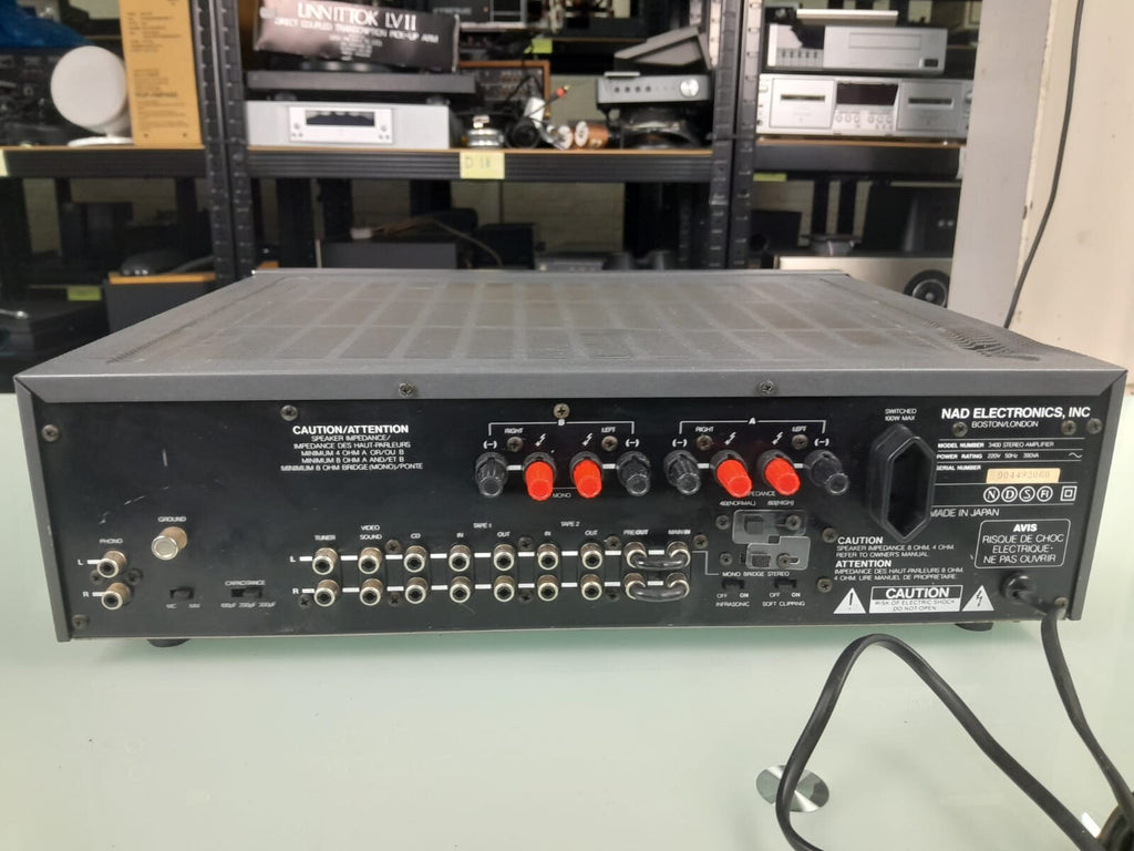 NAD 3400 MONITOR SERIES STEREO AMPLIFIER
