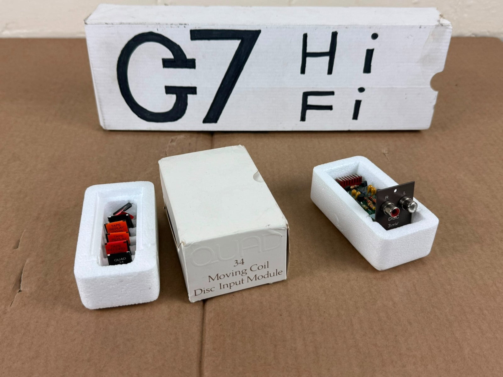QUAD 34 MOVING COIL DISC INPUT MODULE