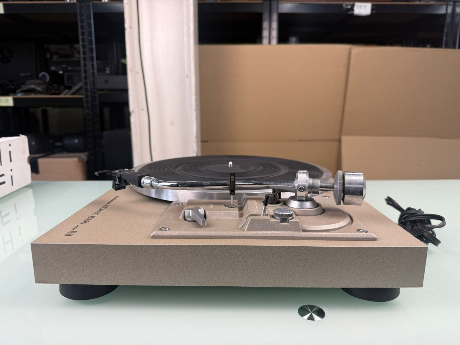 PIONEER PL 514 STEREO TURNTABLE WITH SHURE M75ED TYPE 2 CARTRIDGE