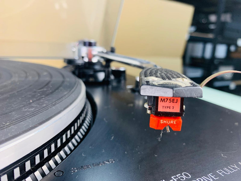 JVC JL F50 TURNTABLE WITH SHURE M75EJ TYPE 2 CARTRIDGE