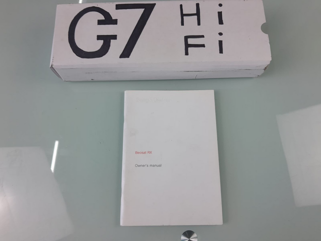 BANG & OLUFSEN B&O BEOSAT RX OWNER'S MANUAL