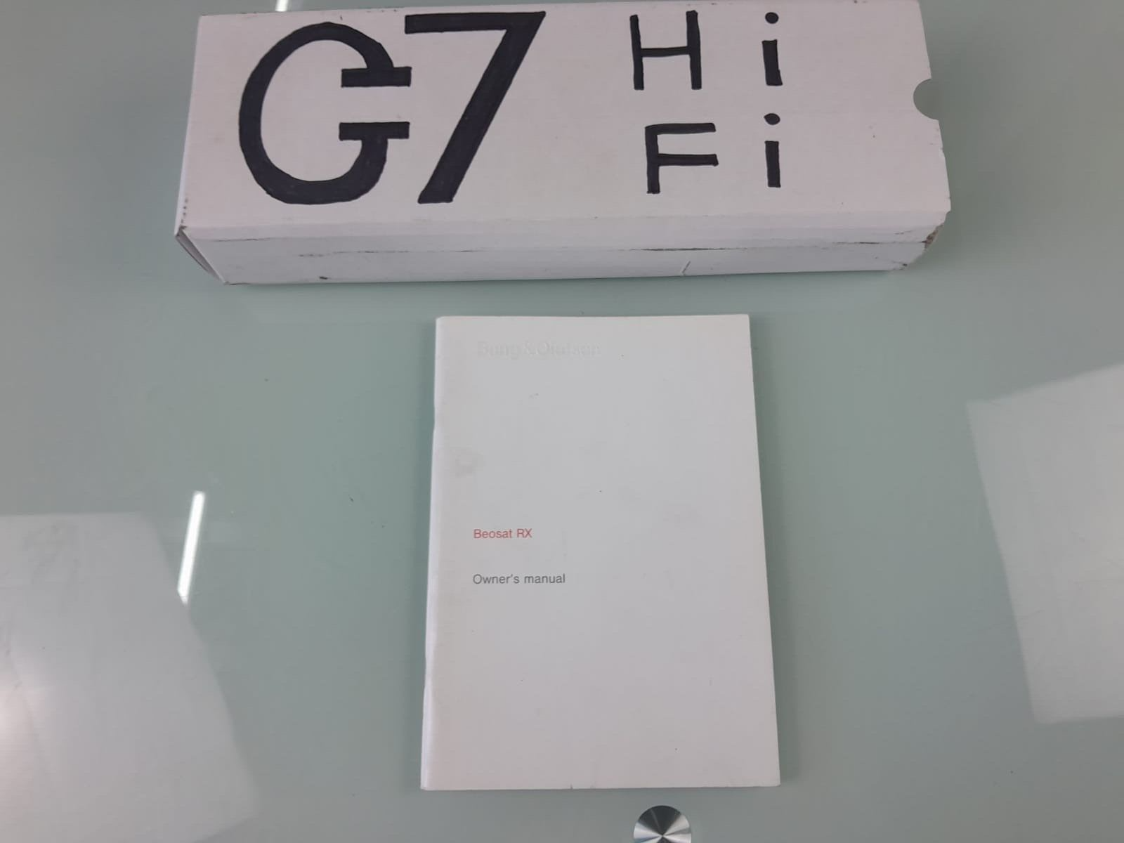 BANG & OLUFSEN B&O BEOSAT RX OWNER'S MANUAL