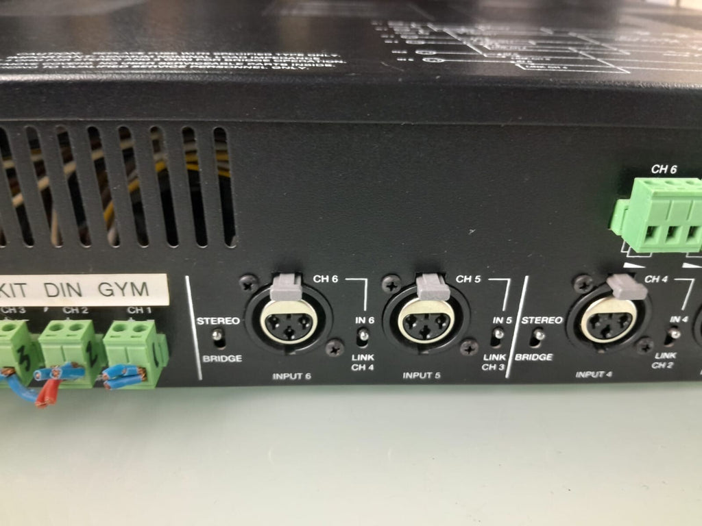 ECLER MPA6-80R MULTICHANNEL POWER AMPLIFIER