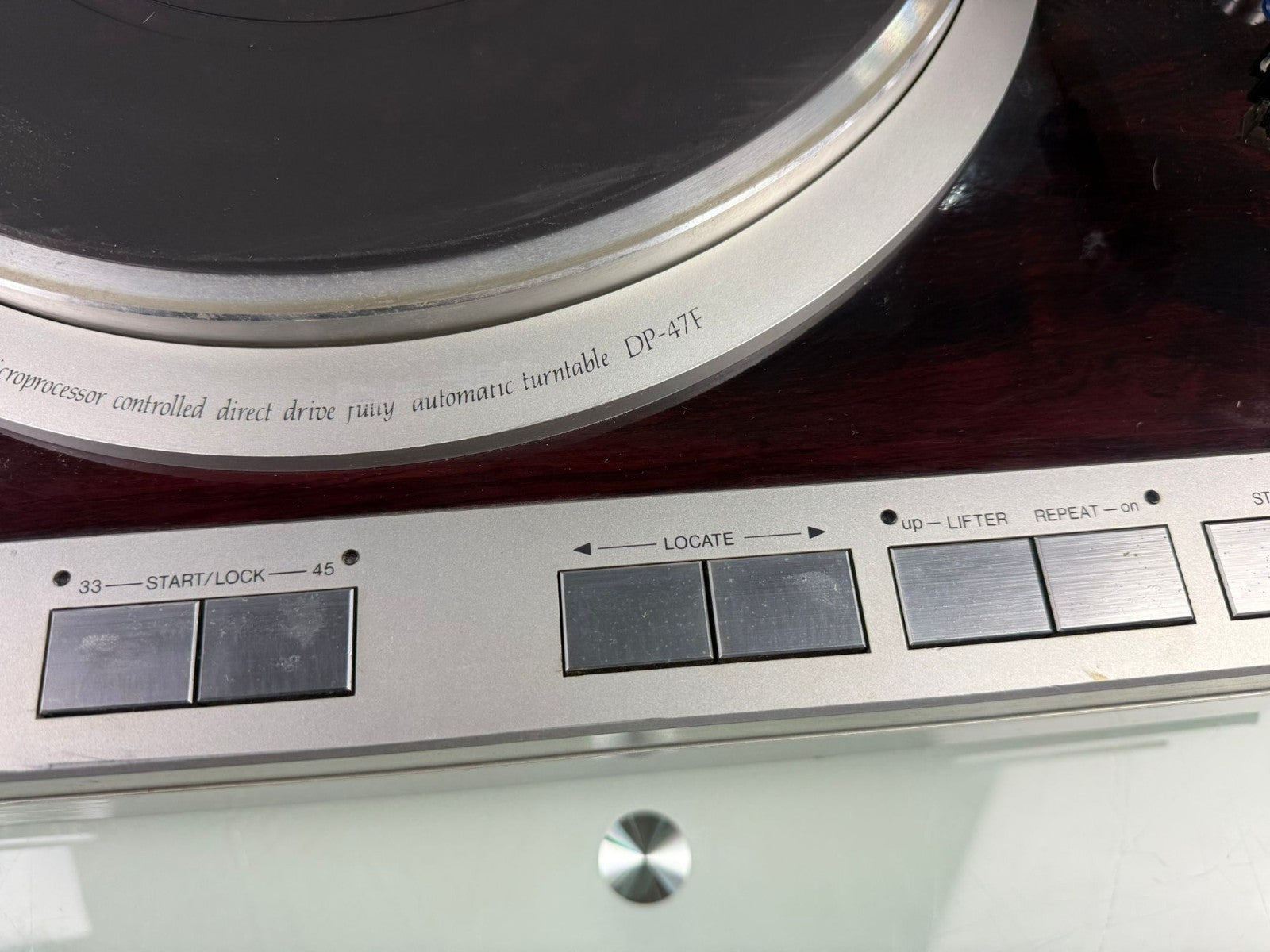 DENON DP 47F TURNTABLE DYNAMIC SERVO TRACER TONEARM