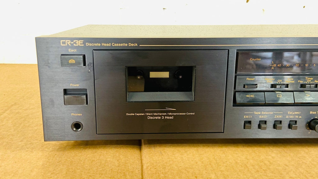 SERVICED NAKAMICHI CR 3E DISCRETE HEAD CASSETTE DECK