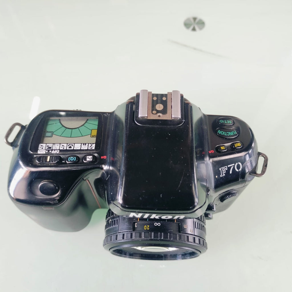 NIKON F70 SLR CAMERA WITH 50MM 1:1.8 LENS