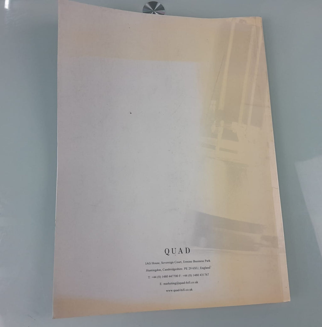 QUAD REVIEW REPRINTS & PRODUCT BROCHURE SUMMER / AUTUMN 2003 BOOK MAGAZINE
