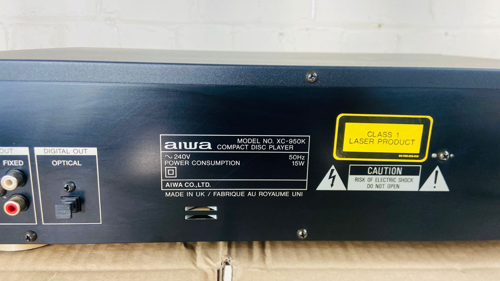 AIWA XC 950 CD PLAYER WITH REMOTE