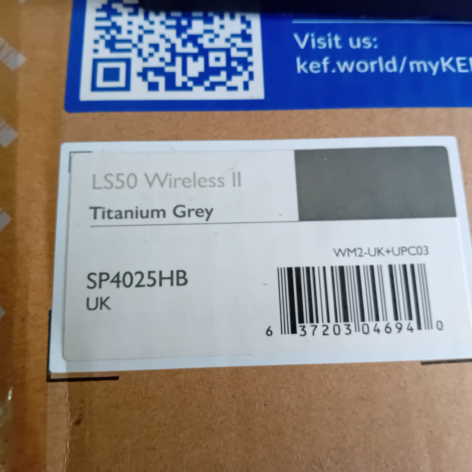 KEF LS50 WIRELESS II TITANIUM GREY SPEAKERS