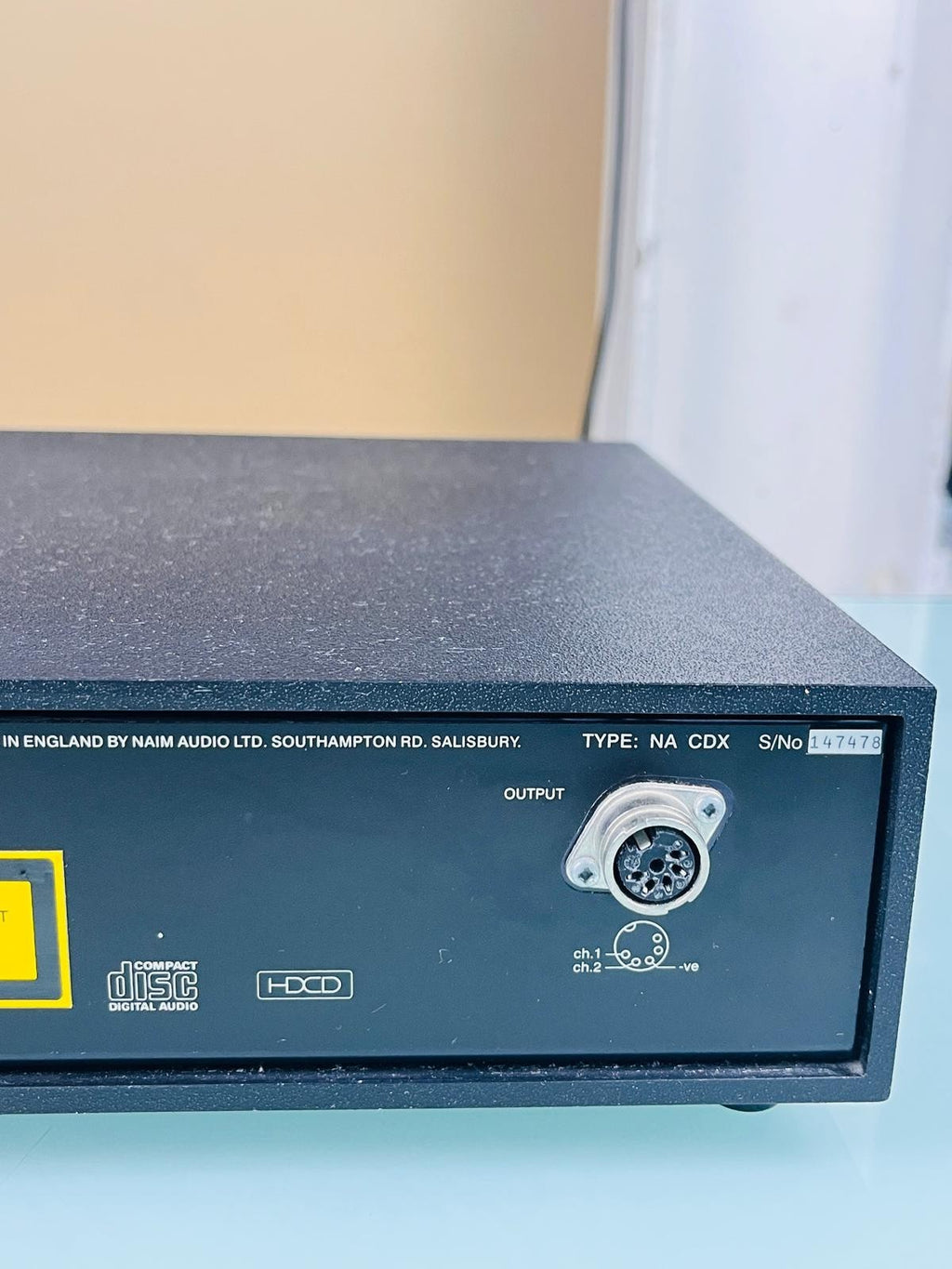 NAIM NA CDX CD PLAYER WITH REMOTE AND PLUCK