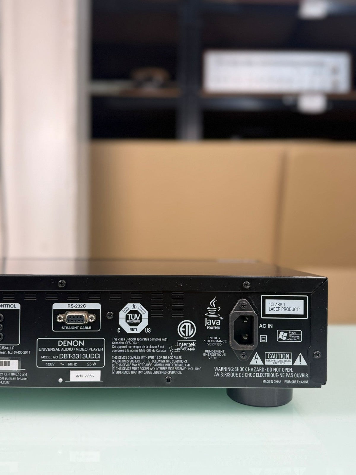 DENON DBT 3313UD CI UNIVERSAL AUDIO / VIDEO PLAYER