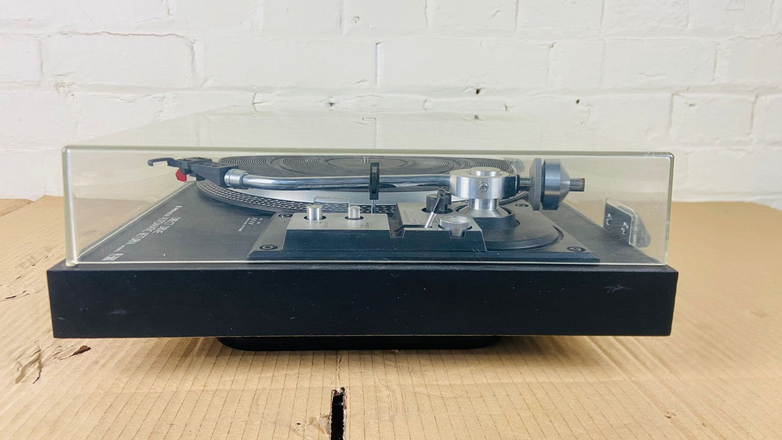 PIONEER PL 518X DIRECT DRIVE STEREO TURNTABLE WITH PIONEER ELEKTRA CARTRIDGE