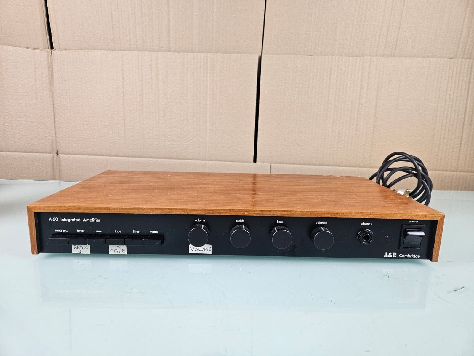 A&R CAMBRIDGE A60 ARCAM STEREO INTEGRATED AMPLIFIER