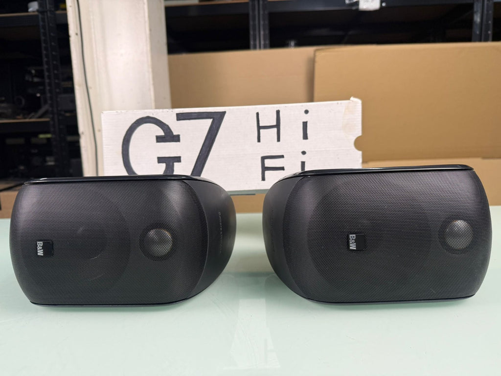 BOWERS & WILKINS B&W M 1 SPEAKERS WITH WALL BRACKETS