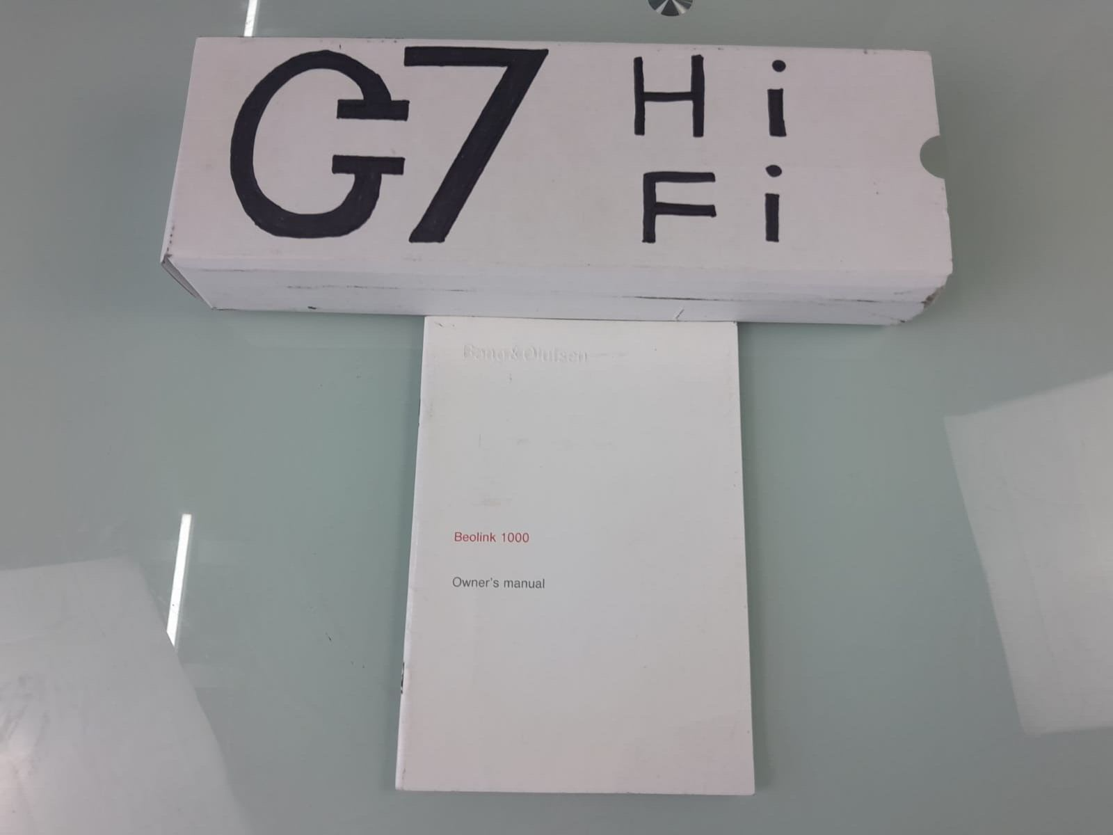 BANG & OLUFSEN B&O BEOLINK 1000 REMOTE CONTROL OWNER'S MANUAL
