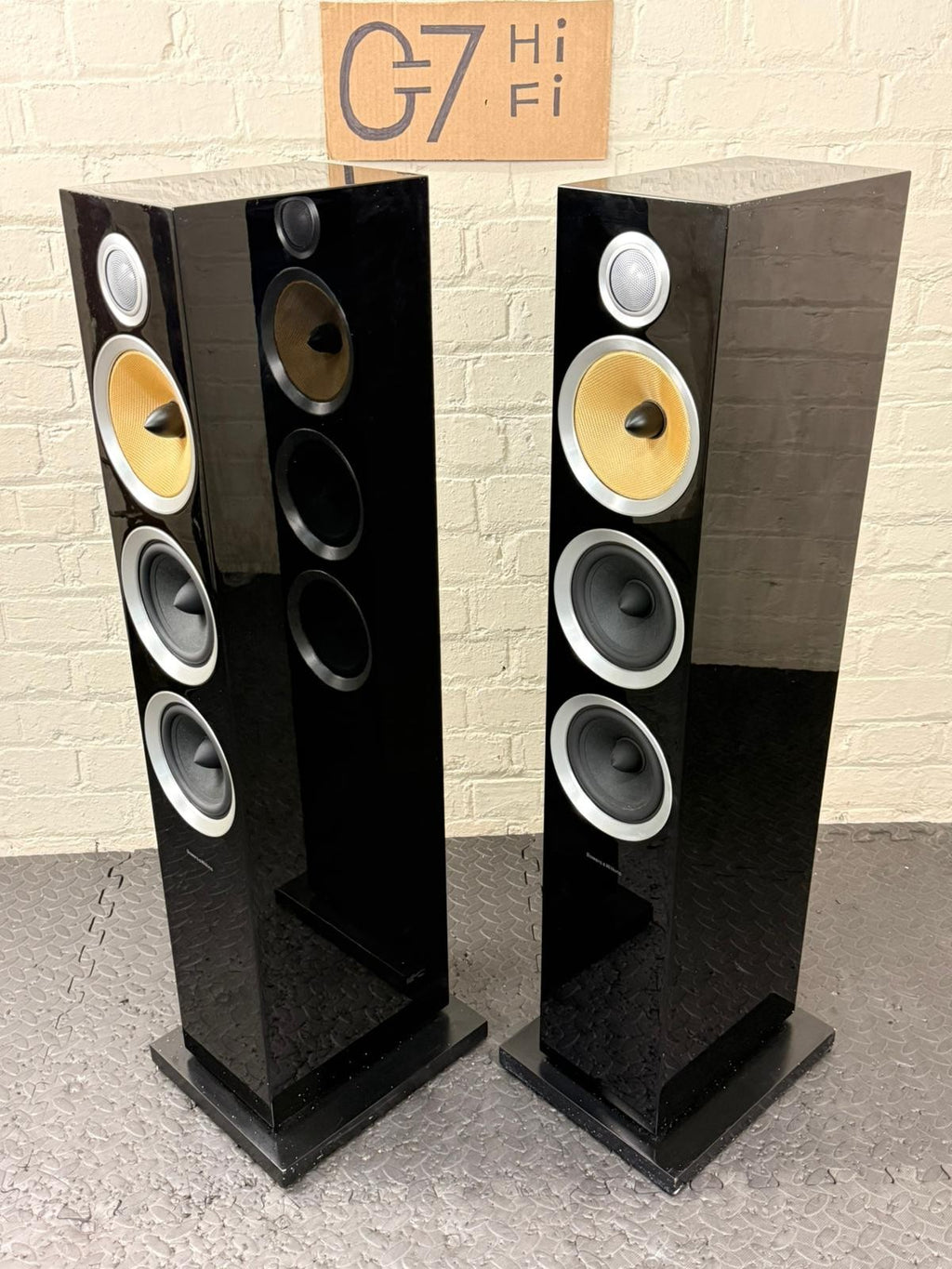 BOWERS & WILKINS B&W CM8 S2 FLOOR STANDING SPEAKERS #002