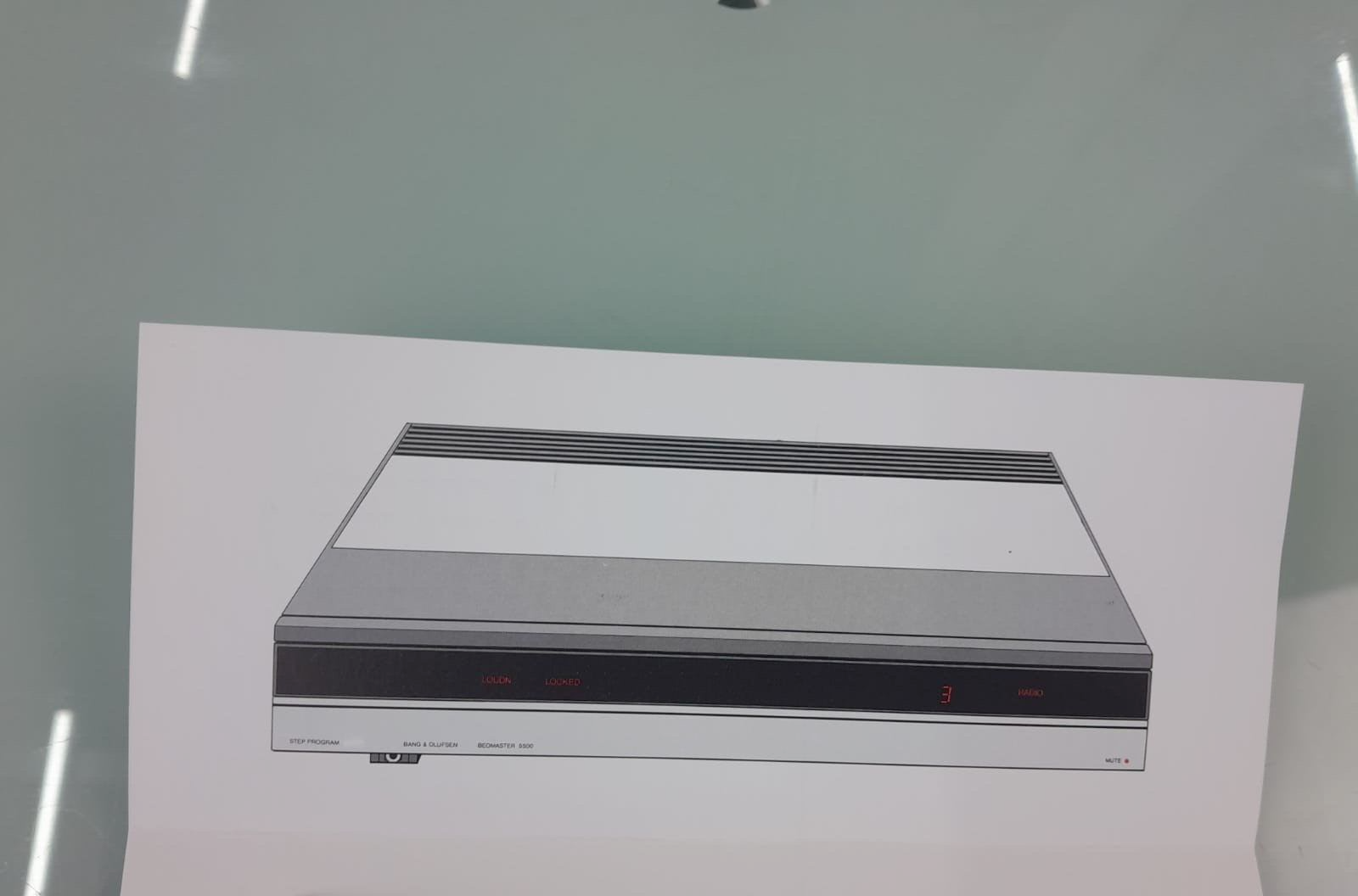 BANG & OLUFSEN B&O BEOMASTER 5500 OWNER'S MANUAL