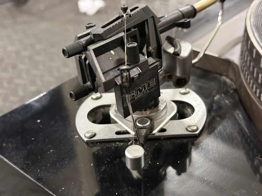 GARRARD 401 TURNTABLE ON SOLID GRANITE PLINTH SME SERIES 3 III S TONEARM