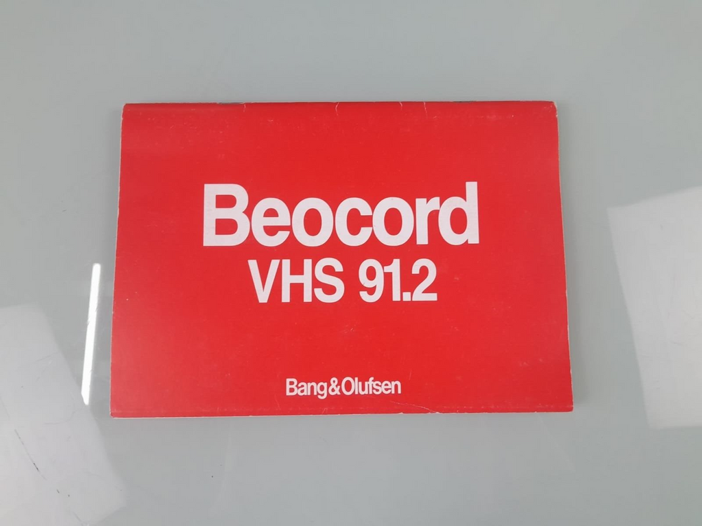 BANG & OLUFSEN B&O BEOCORD VHS 91.2 MANUAL