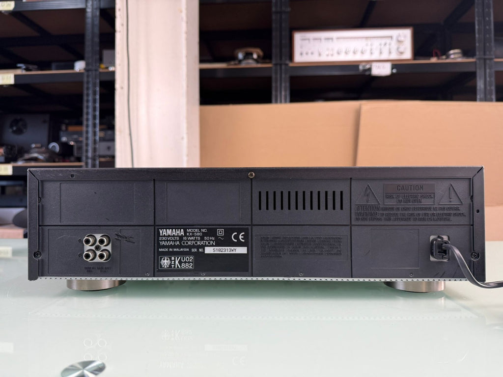 YAMAHA KX 580 SPECIAL EDITION NATURAL SOUND STEREO CASSETTE DECK