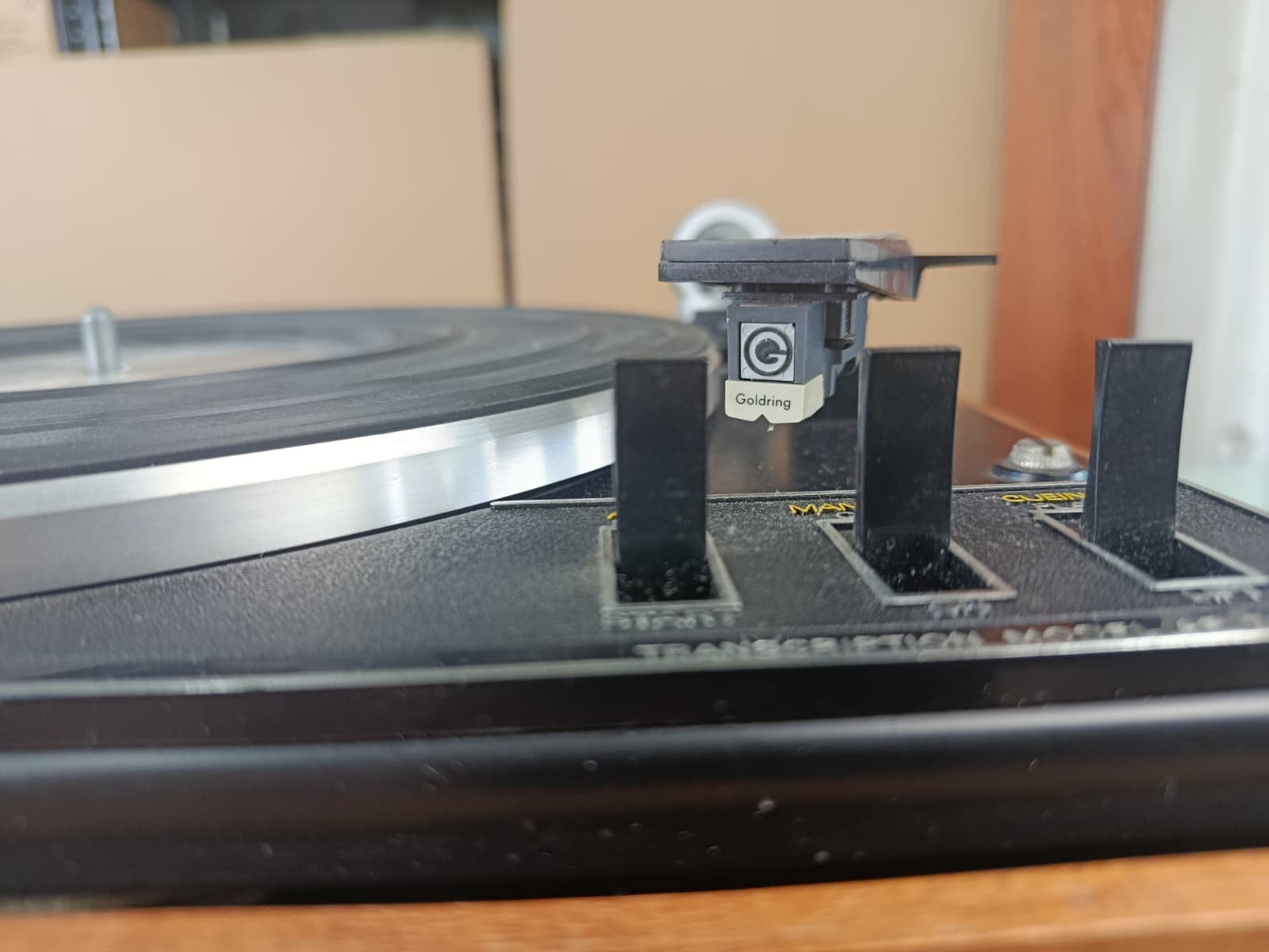 GARRARD AP 76 IN BUSH AREANA PLINTH TURNTABLE