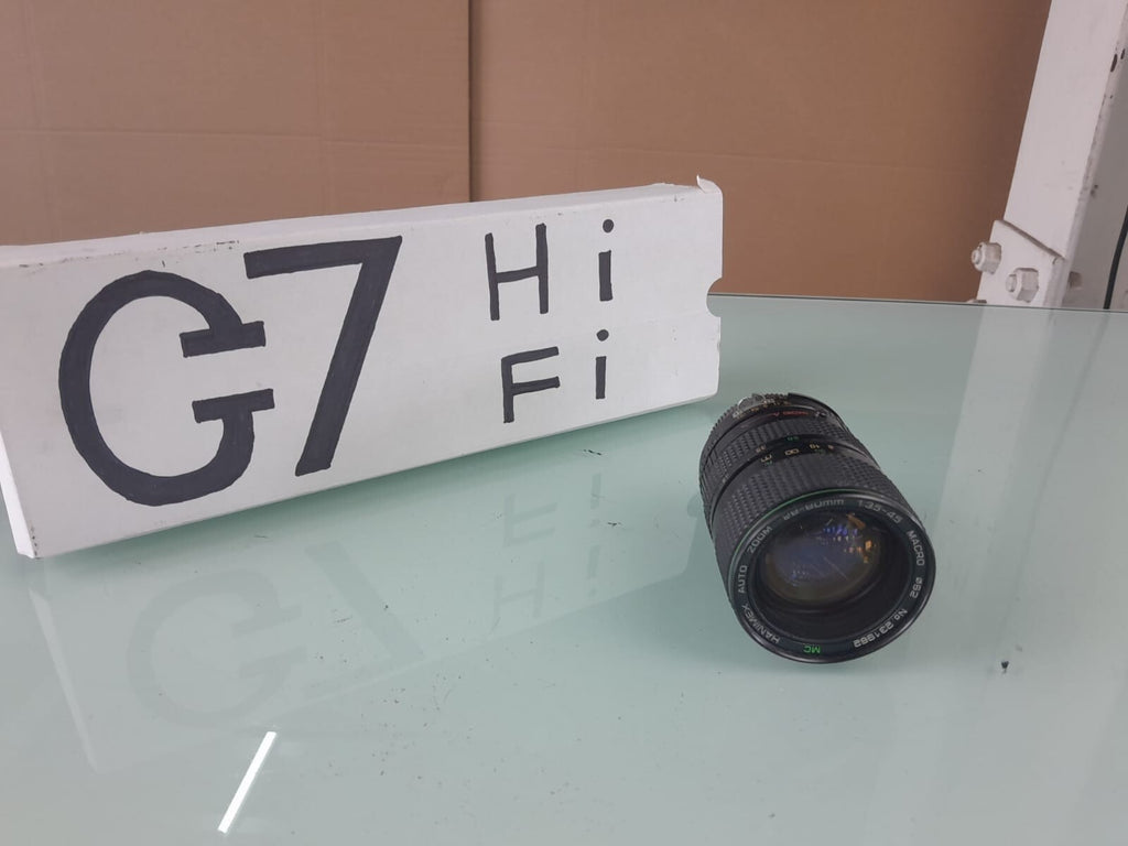 HANIMEX MC AUTO ZOOM 28-80MM F/3.5-4.5 MACRO CAMERA LENS