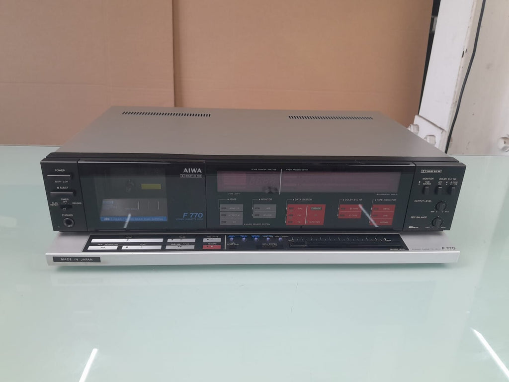 SERVICED AIWA F 770 STEREO CASSETTE DECK