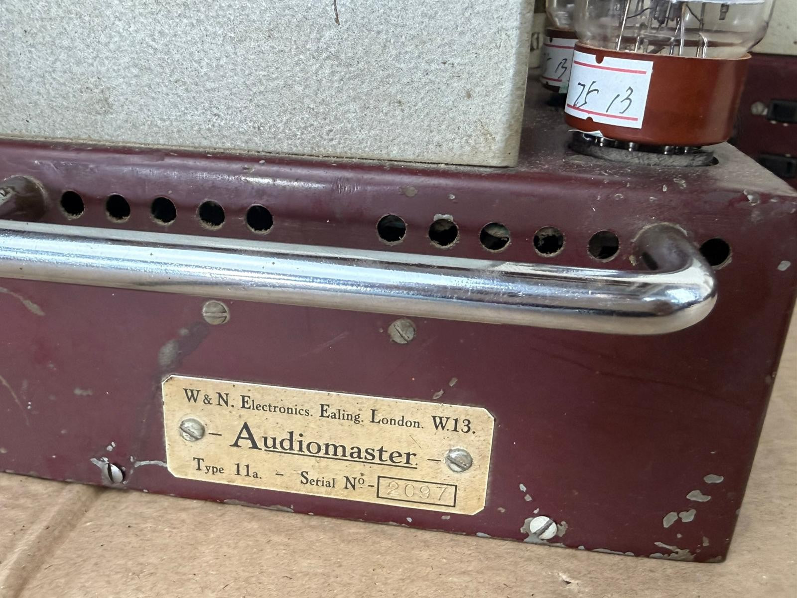 AUDIOMASTER TYPE 11A VALVE POWER AMPLIFIER PRE QUAD MONO BLOCKS